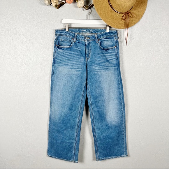 Old Navy Denim - Old Navy Mid-Rise Wide Leg Denim Jeans Size 12